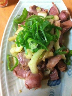 夏バテ回復!砂肝と白菜の酢炒め-レシピのメイン写真