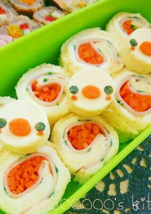 キャラ弁に☆キャンディチーズで簡単あひる-レシピのメイン写真