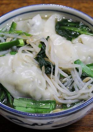 野菜たっぷり和風だしde豚肉エビの水餃子-レシピのメイン写真
