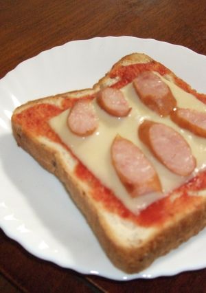 ピザ風トースト(*^_^*)-レシピのメイン写真
