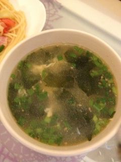 簡単!美味しい!ワカメスープ-レシピのメイン写真