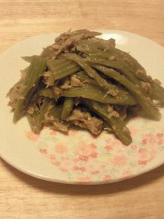すぐ出来!ふきとシーチキンの炒め煮-レシピのメイン写真