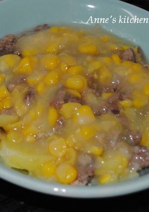 簡単!おから挽肉とじゃがコーンクリーム☆-レシピのメイン写真