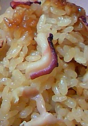ポカポカ！たことしょうがの炊き込みご飯-レシピのメイン写真