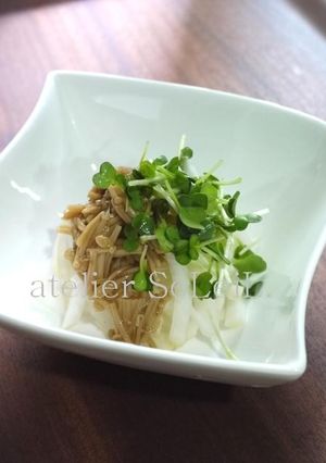 なめ茸を梅風味で！-レシピのメイン写真