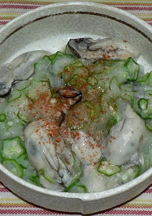 生牡蠣のオクラおろし和え-レシピのメイン写真