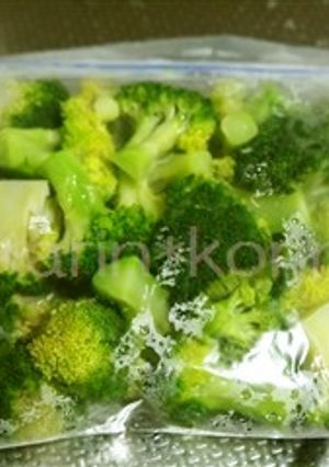 保存*レンジde冷凍ブロッコリー-レシピのメイン写真