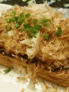 手間なしおかず:厚揚げの味噌納豆チーズ焼-レシピのメイン写真