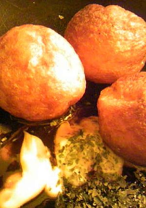 レンジ用冷凍食品たこ焼きのオーブン焼き-レシピのメイン写真