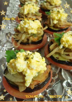 ➏バジルソースで野菜のアンティパスト➏-レシピのメイン写真