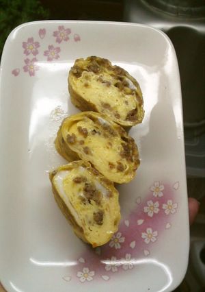 残り物で✿簡単✿そぼろ卵焼き-レシピのメイン写真