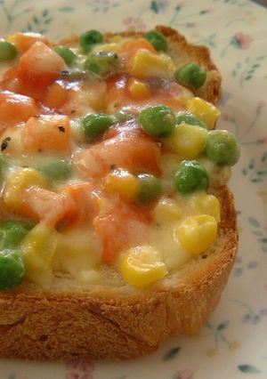 簡単！ころころ野菜の香ばしトースト★゛-レシピのメイン写真
