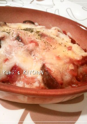 ＊高野豆腐で茄子トマトグラタン＊-レシピのメイン写真