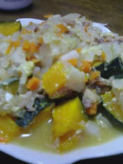 ♯♪かぼちゃと野菜たっぷり豆乳リゾット♪♯-レシピのメイン写真