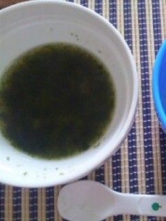 離乳食〜ワカメの和風スープ〜-レシピのメイン写真
