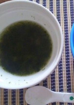 離乳食〜ワカメの和風スープ〜-レシピのメイン写真