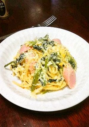 ヘルシー☆カルボ風パスタ-レシピのメイン写真