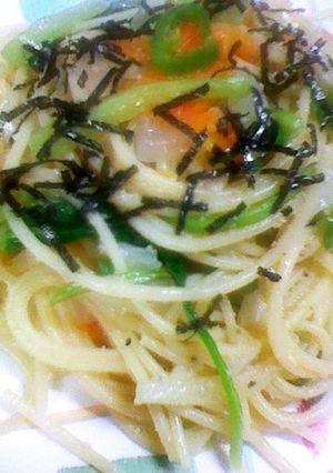 ☆たらこパスタ・野菜チョイ足し☆-レシピのメイン写真
