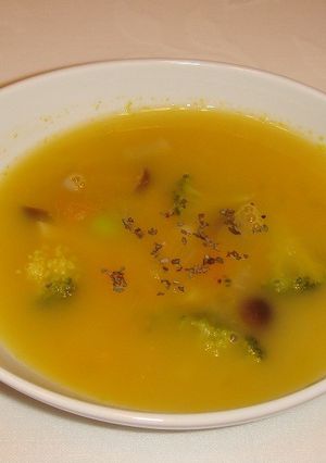 栄養満点☆かぼちゃコンソメ野菜スープ-レシピのメイン写真