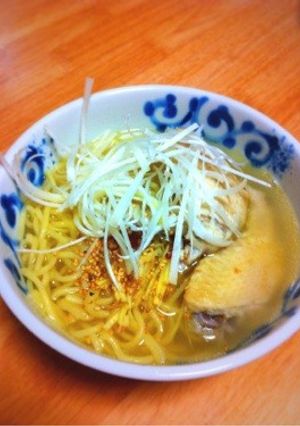 コラーゲンたっぷり塩ラーメン。-レシピのメイン写真