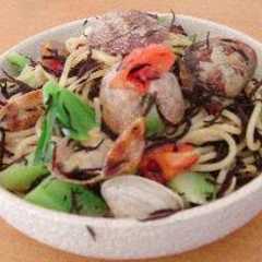 รูปของ あさりとひじきの　海の香りスパゲッティ
