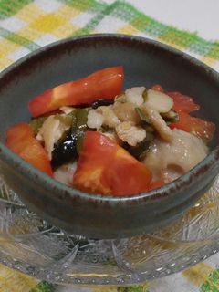 サトイモのスープ煮込みオントマト-レシピのメイン写真