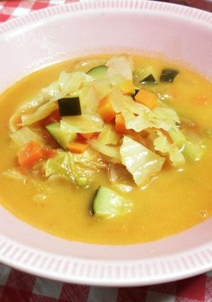 簡単 ミネストローネ ミルク風味-レシピのメイン写真