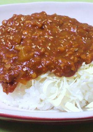 ドライカレー風トマトカレー-レシピのメイン写真