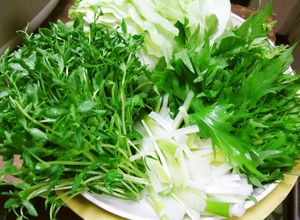 野菜がメインになる中華風しゃぶしゃぶ鍋　-レシピのメイン写真
