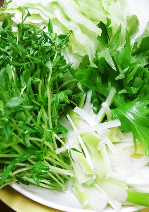 野菜がメインになる中華風しゃぶしゃぶ鍋 -レシピのメイン写真