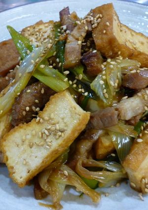 厚揚げとチャーシューの中華炒め-レシピのメイン写真