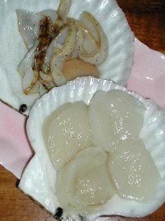 ホタテ貝の刺身-レシピのメイン写真