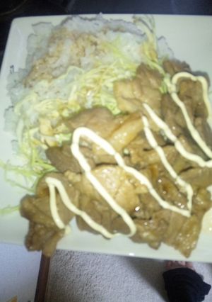 簡単☆ラムマヨ丼-レシピのメイン写真