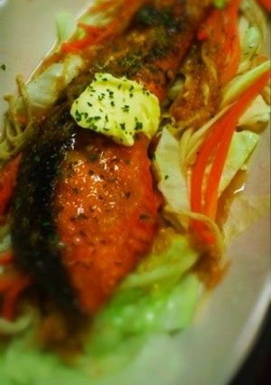 簡単☆鮭の味噌バター-レシピのメイン写真