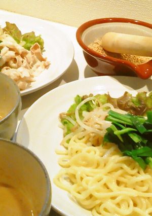 余ったごまだれで楽ちんつけ麺-レシピのメイン写真