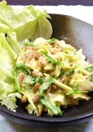 野菜がシャッキシャキ！　納豆サラダっ♪-レシピのメイン写真