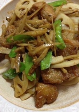おからこんにゃくと根菜の照り味噌炒め-レシピのメイン写真