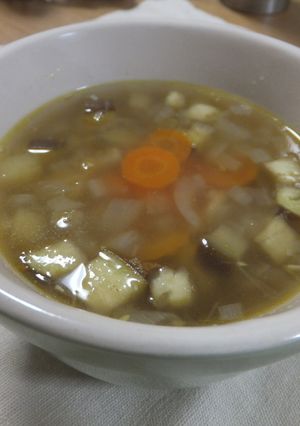 ほっこり野菜コンソメスープ-レシピのメイン写真