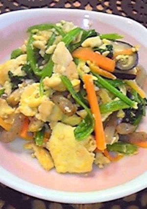 ほうれん草の炒り玉子豆腐-レシピのメイン写真