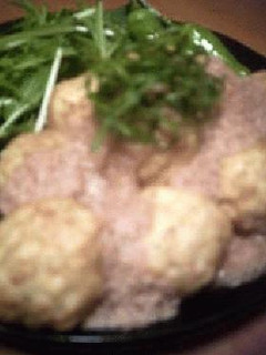 鶏つくねの明太あんかけ-レシピのメイン写真