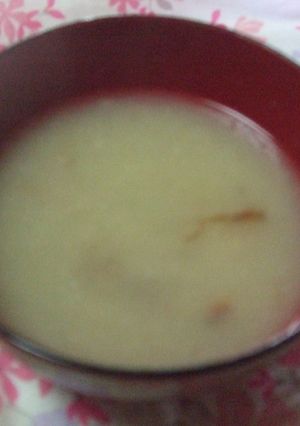 即席☆おかかの生姜味噌汁-レシピのメイン写真