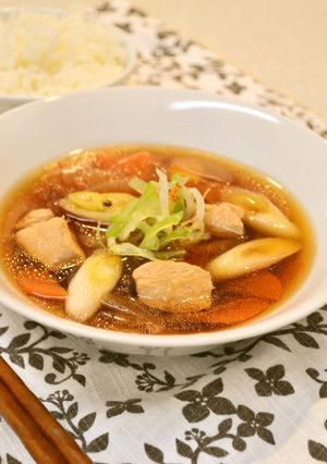 鶏肉の旨みがぎゅ～♡我が家のけんちん汁♡-レシピのメイン写真