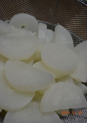 大根のあく抜き-レシピのメイン写真