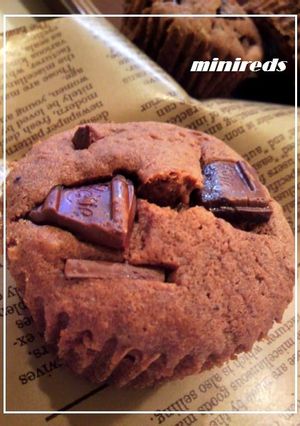 ジンジャー＊チョコチャンクマフィン-レシピのメイン写真