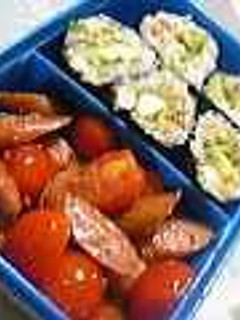 ミニトマトとソーセージのパルメザンチーズ炒め-レシピのメイン写真
