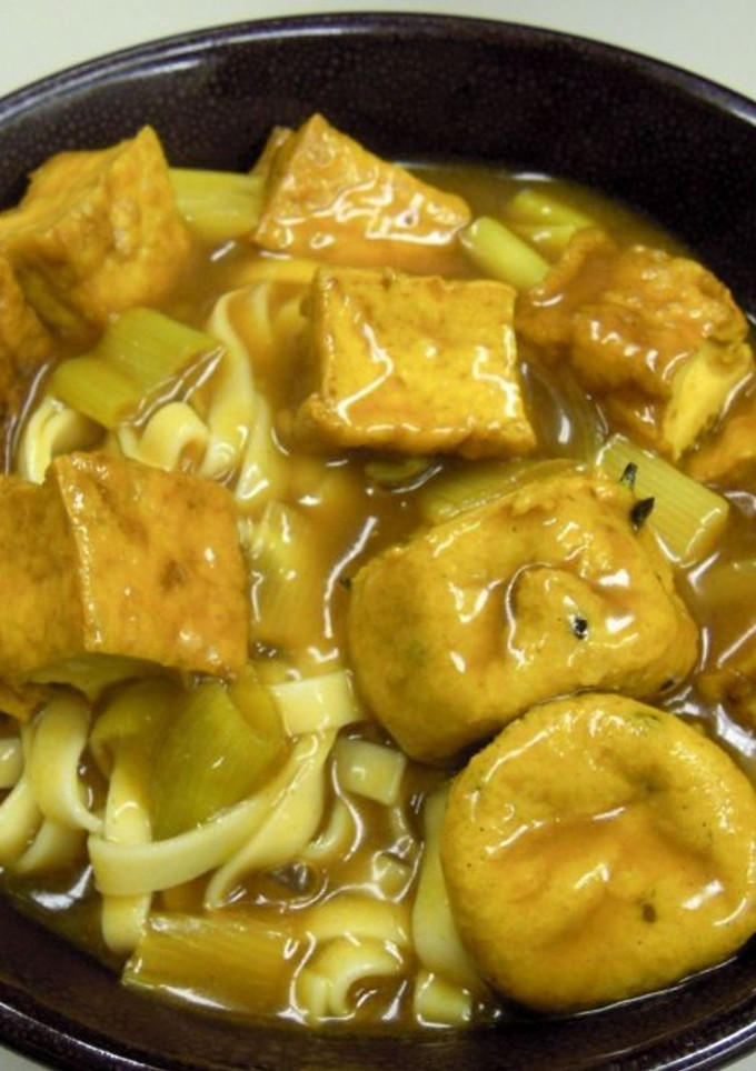 厚揚げと葱のカレーうどん-レシピのメイン写真