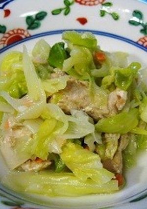 キャベツとお肉の昆布茶蒸し煮-レシピのメイン写真