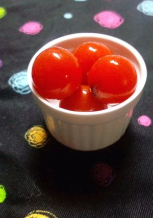 お弁当に☆ミニトマトのしょうゆ漬け-レシピのメイン写真