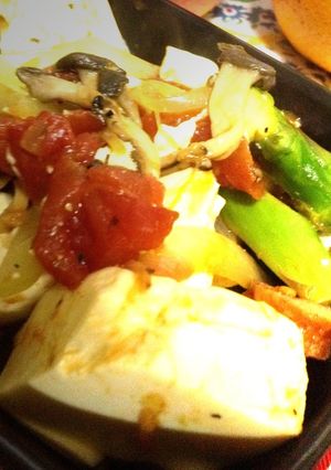 豆腐のトマト炒め-レシピのメイン写真