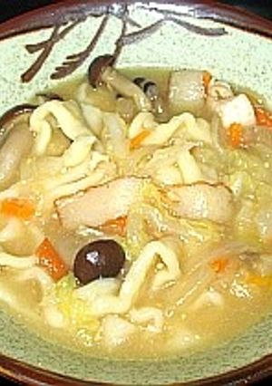 田舎の煮込みうどん『おぶっこ』-レシピのメイン写真